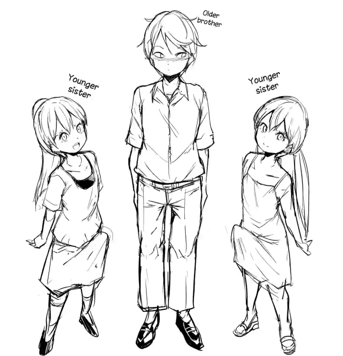 futago no imouto ga onii chan o mesu ochi saseru twin sisters turns their big brother into a submissive female cover